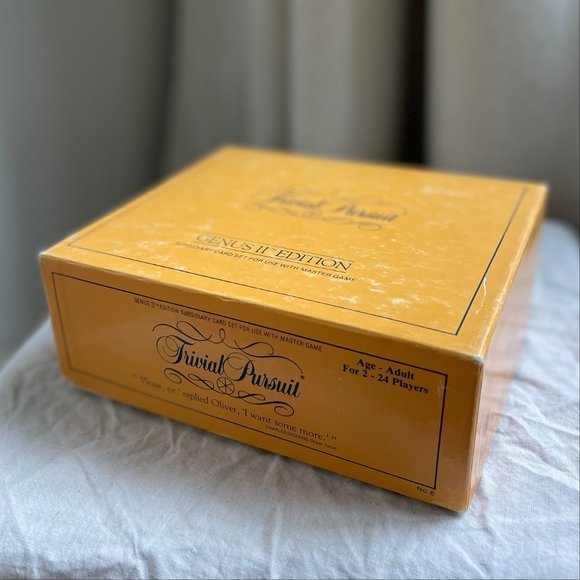 VTG 1984 Trivial Pursuit Genus II Edition Subsidiary Card Set - Picture 3 of 7